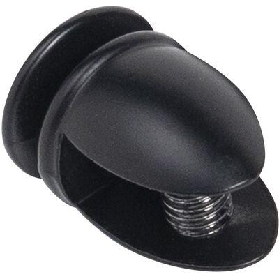 Полкодержатель для стекла АК 133 (6- 8мм), черный мат AKS