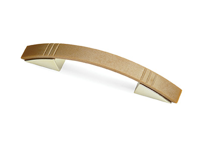 Ручка-скоба Пластик С14 96мм, ,бук+хром (уп.-300 шт.) РАСПРОДАЖА!!!