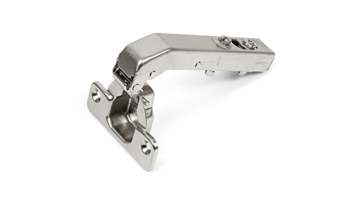 Петля накладная для фальшпанелей 90* Clip-on 94702 LINE PUSH б/пружины, б/ планки NEO BOYARD