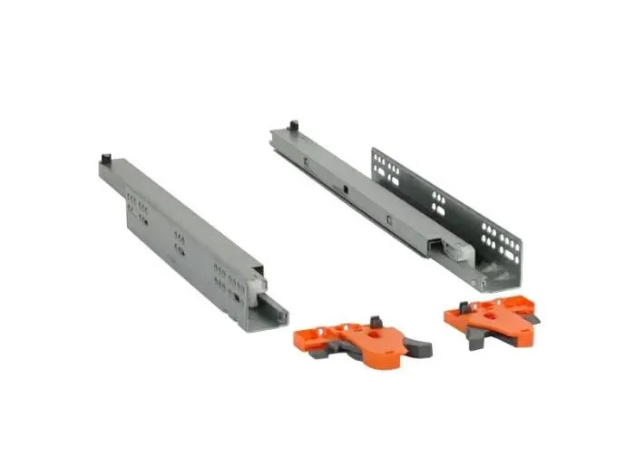 Направляющие скрытый монтаж полного выдвижения 500мм+клипсы с 3D регул-й Firmax 