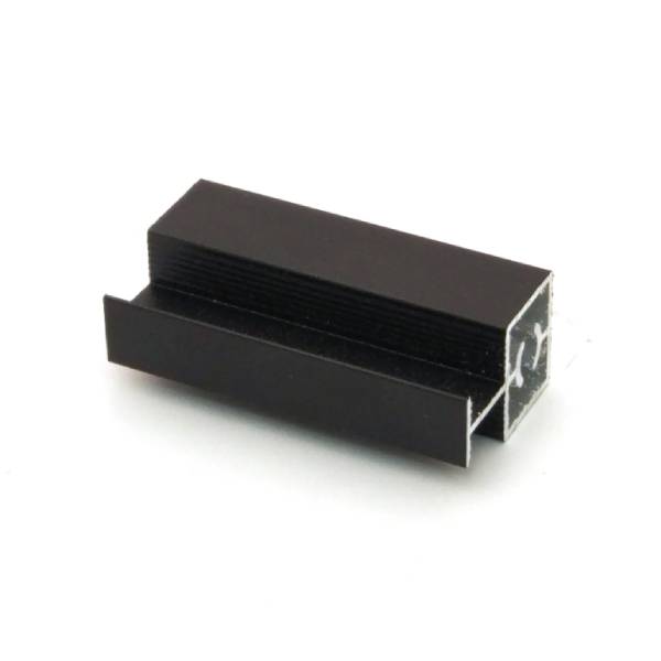 АЛ Черный матовый Рамка средняя 6 м ( к узкой системе 161,162) 415 б/камеры МП