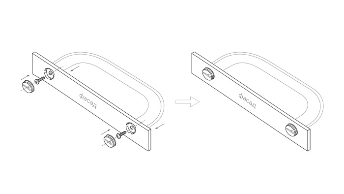 Заглушки для винтов декоративные 001AB BOYARD (200)