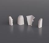 Комплект для плинтуса TwinС 01/White