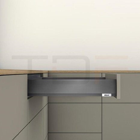 Направляющие MERIVOBOX BLUMOTION 500мм R+L (40кг) BLUM