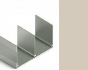 АЛ Капучино СОФТ ТАЧ/Кашемир Серый Верхняя направляющая 6м МП