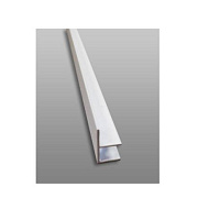 Планка для мебельного щита Н-6,0 угловая(F) белая L-600 