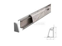 8129/Мистик Грей Плинтус TwinC 4,2м SLOTEX