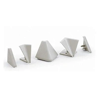 Комплект заглушек к плинтусу ПРЕСТИЖ (белый)