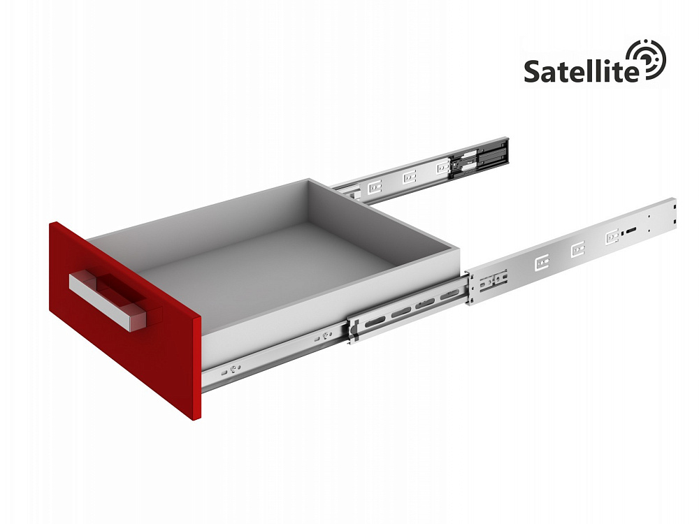 !Шариковые направляющие неполн. выдв.с/дов 45x350 Satellite (15) BOYARD