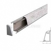 8453/Мун Стоун Плинтус TwinC 4,2м SLOTEX