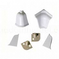 Комплект для плинтуса Белый KORNER