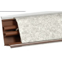 Плинтус Берилл(семолина серая) 3,0м KORNER