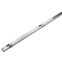 Планка для мебельного щита Н-10,0 Стальная(внешний угол) L-600 SLOTEX