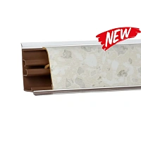 Плинтус Белые Камешки 3,0м KORNER
