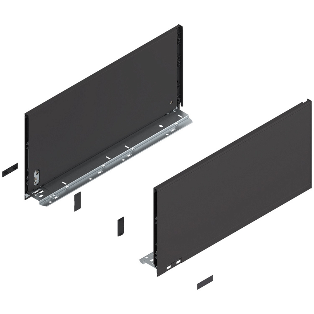Царга F LEGRABOX 500мм черный матовый Н=241мм левая+правая 770F5002S BLUM