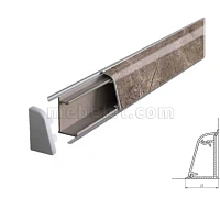 2340/Глория Плинтус TwinC 4,2м SLOTEX