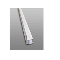 Планка для мебельного щита Н-6,0 угловая(F) белая L-600 