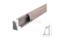 8351/Легранд Оак Плинтус TwinC 4,2м SLOTEX