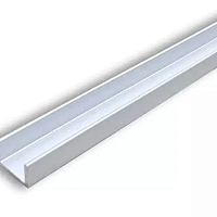 Планка для мебельного щита Н-6,0 торцевая серебро L-600