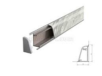 2341/Мрамор Нуволато Плинтус TwinC 4,2м SLOTEX