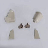 Комплект для плинтуса Бискайская Сосна(риголетто светлый)KORNER