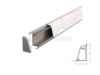 8047/Крем Стоун Плинтус TwinC 4,2м SLOTEX