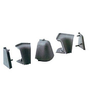 1021/Черный Комплект для плинтуса 118 (REHAU)