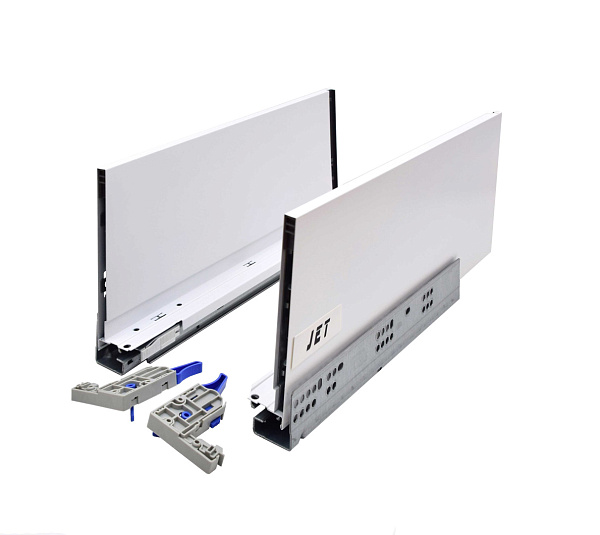 Ящик JETBOX ULTRA Н-170 с дов.полн. выдв. 350мм белый JET