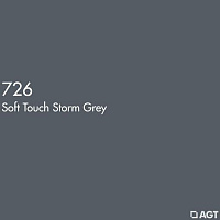 Панель Серый Шторм (726) МДФ2800*1220*8 мат.1-стор,AGT инд.уп.