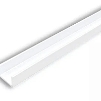 Планка для мебельного щита Н-6,0 торцевая белая L-600