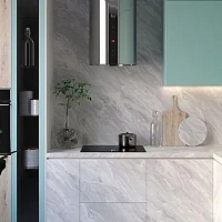 2341/Мрамор Нуволато Столешница 3000*600*40 SLOTEX/Kapso2