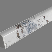 8130/Брекчия Капрая Плинтус TwinC 4,2м SLOTEX