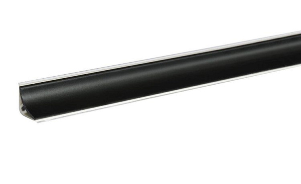 Плинтус Мини Черный Матовый 3,0м LB-15