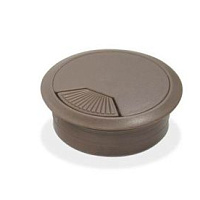 Розетка под кабель, светло-коричневый (уп 100 шт) JET