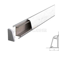 8048/Фрости Марбл Плинтус TwinC 4,2м SLOTEX