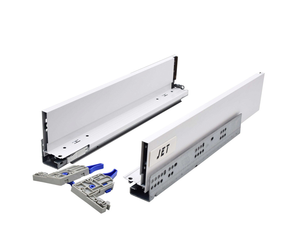 Ящик JETBOX ULTRA Push Open Н-80 с дов. полн. выдв. 350мм белый JET