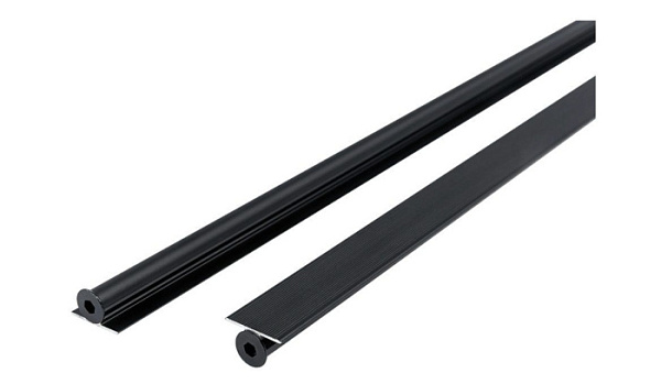 Выпрямитель фасада врезной декоративный LINER 01 2000-2400 мм черный AQ 