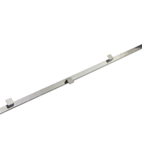 Планка для мебельного щита Н-10,0 Черная(стыковочная) L-600 SLOTEX