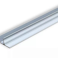 Планка для мебельного щита Н-10,0 Матовая(F-образная) L-600 