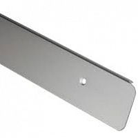 Планка Торцевая Универсальная Матовая Серебро 28мм/R9 Скиф