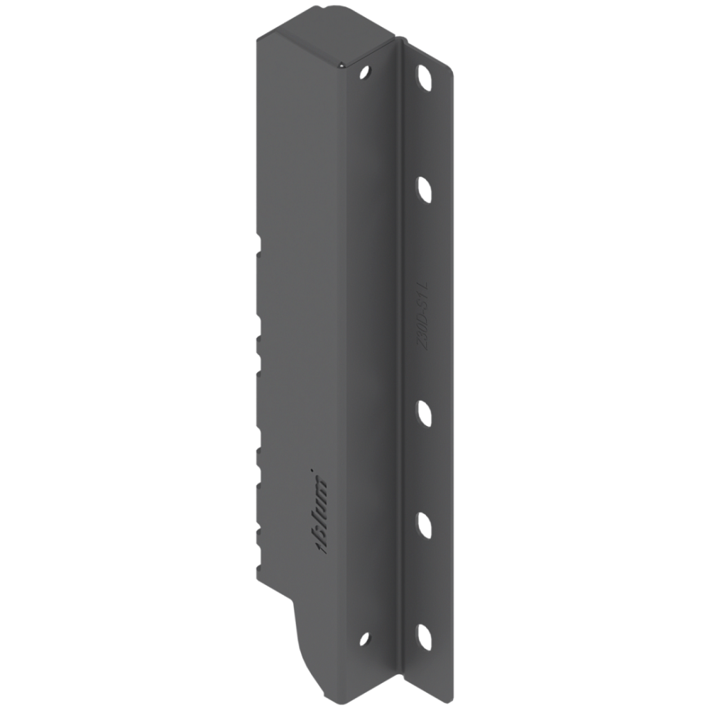 Держатель задней стенки из ДСП TANDEMBOX Н=167мм (С) левый серый Z30C000S HO-R L BLUM