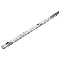 Планка для мебельного щита Н-10,0 Стальная(внешний угол) L-600 SLOTEX