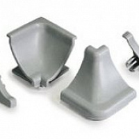 Комплект заглушек к плинтусу ПРЕСТИЖ (серый)