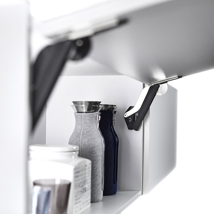 Мех-зм подъема FREE Space тип F, серый/никель (H225-650) 4,6-19,1кг