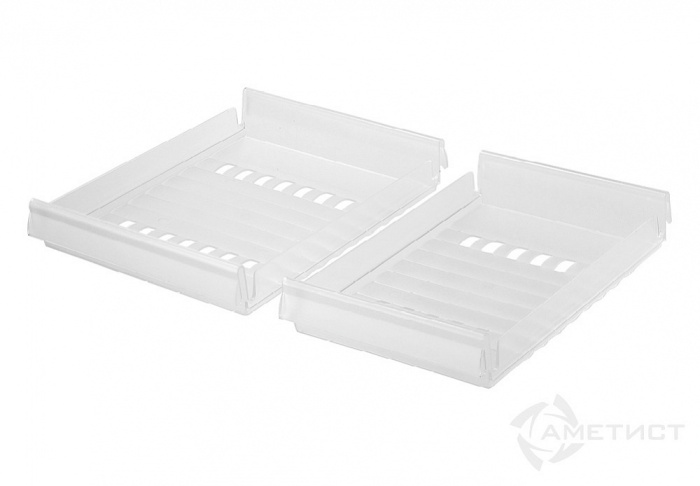 Корзина пластиковая мелкая Vibo 240*525*85 для рамы на 500 (выписывать с 00014607)