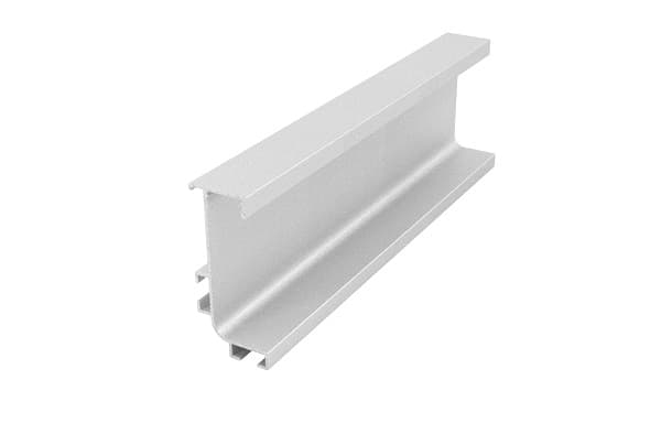 Ручка-профиль горизонт. L-обр 6 м + рассеиват. 3шт матовый хром  JAZZ LED PREMIAL