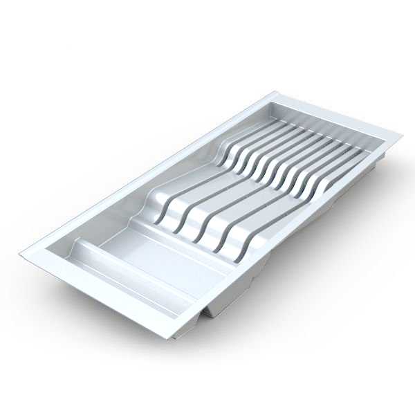 Лоток для ножей 206,5*480*45 Mesan TrayBond, белый