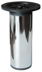 Ножка 50*150 хром, пластмассовый фланец (регулируемая сверху)