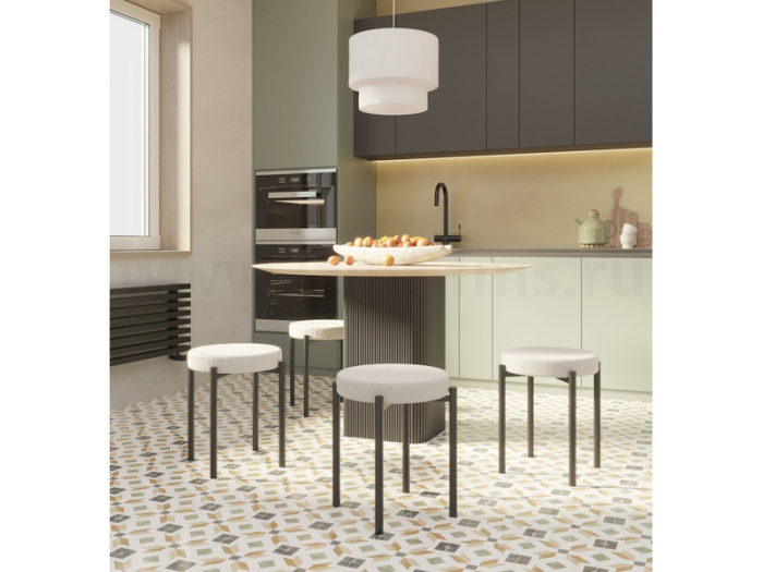 Основание для табурета металлическое Ф1 черный