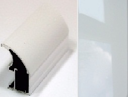 АЛ Белый глянец Ручка C Венеция 5,4м